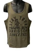Harley Davidson Men's Motor Muse Tank Top Green 3003040