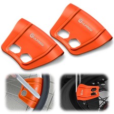 2 Rim Protectors for Tire Changing, Wheel Rim Guard Kit, Orange