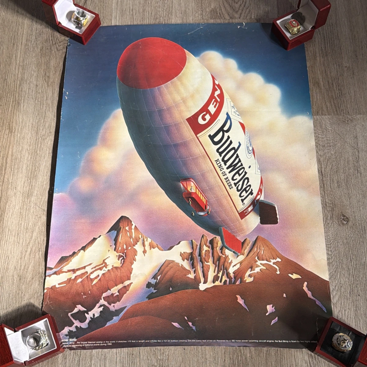 vintage budweiser poster products for sale | eBay