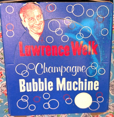 VTG The Lawrence Welk Show toy Champagne bubble machine in original box (M1)