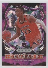 2020-21 Panini Prizm Draft Picks Crusade Purple Ice 140/149 Isaac Okoro #84 04tz