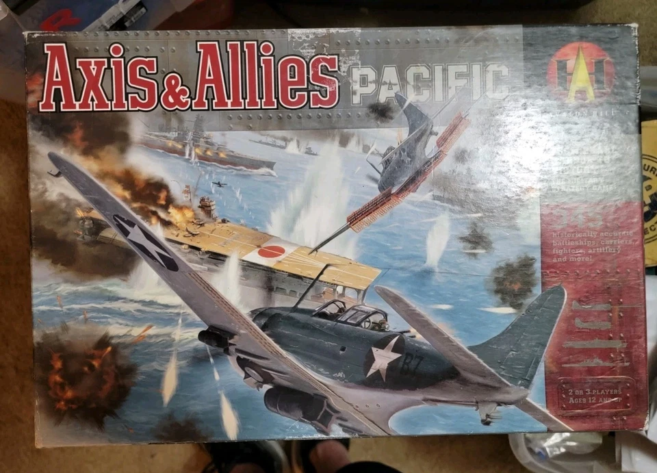 Lote de 5 jogos de tabuleiro Axis & Allies aniversário 1941 1940 Europa Pacífico Dia D - Imagem 3 de 4