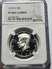 1970 S Kennedy Half Dollar Silver 40% NGC PF68*UC (STAR) Gem Proof Ultra Cameo
