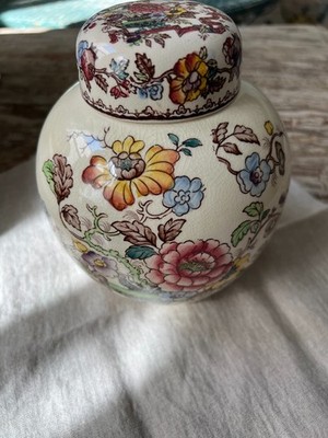 Large  Nabob  Ginger Jar by Mason s England - 1920