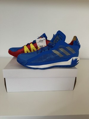 Adidas Sonic The Hedgehog x Dame 6 Chasing Rings Gr. 43 1/3 US9.5 Deadstock Neu