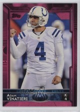 2015 Topps BCA Pink 299/499 Adam Vinatieri #193 3n1