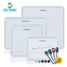 Magnetic Whiteboard 22-11.02 in Round PVC Frame Dry Erase Board for Fridge