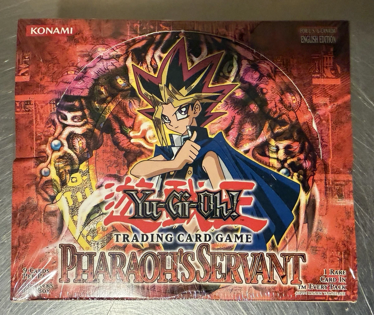 Yu-Gi-Oh! TCG Pharaoh's Servant Sealed Collectible Card Game Packs for sale 