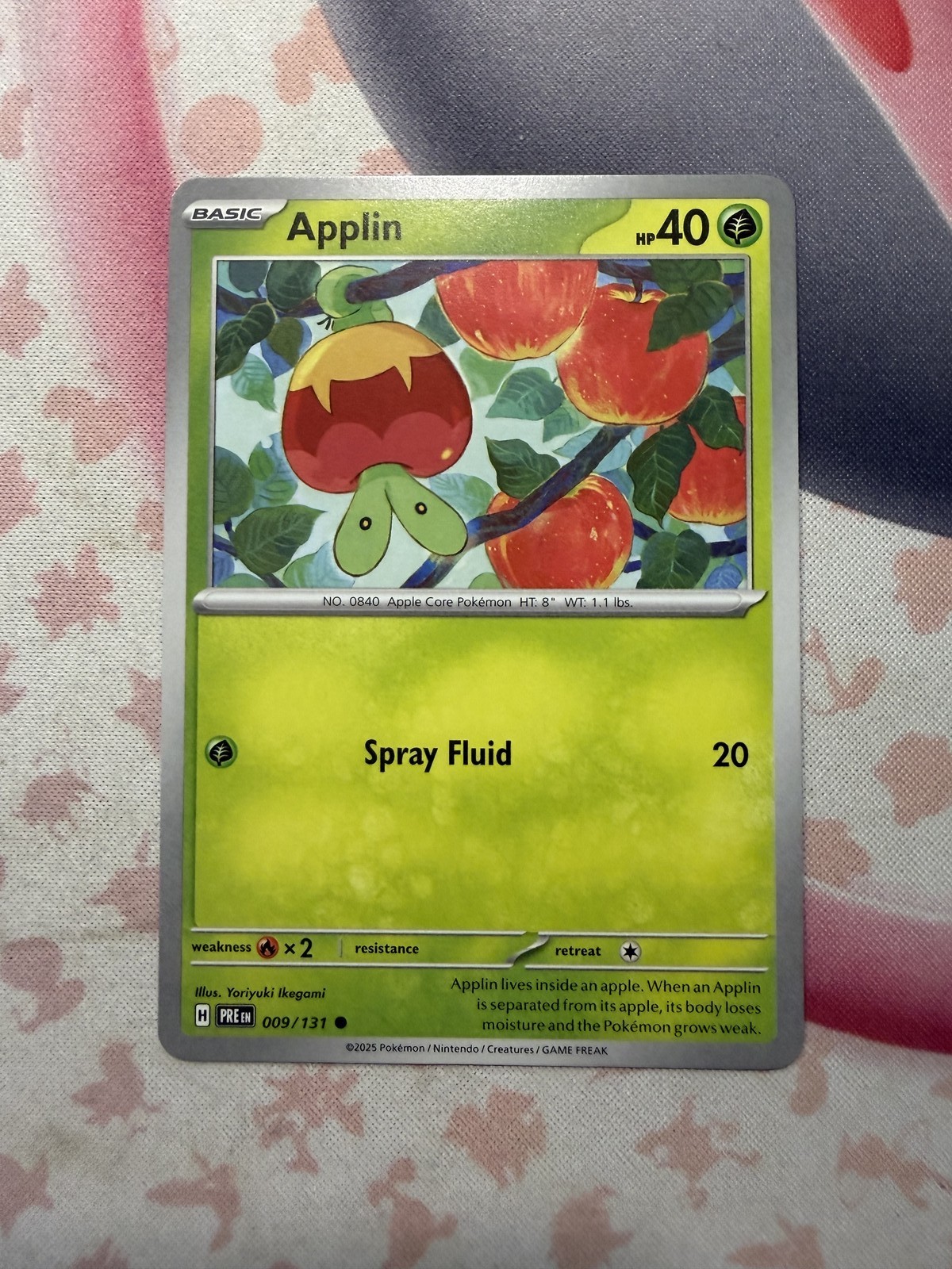 Applin Common SV: Prismatic Evolutions 009/131 NM