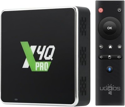 Ugoos X4Q PRO Android 11 S905X4 Smart TV BOX 4G 32G Wifi AV1 4K HDR Media Player