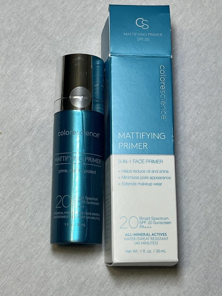 ColoreScience Mattifying Primer SPF 20, 1 oz. Primer. 3-in-1 Face Primer New - Image 2 of 4