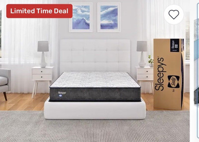 Sleepy's by Sealy Slumber Firm Mattress Full Size New In Box
