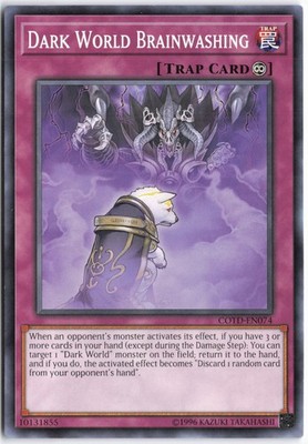 Yugioh - Dark World Brainwashing COTD-EN074 Unlimited - Code of the Duelist