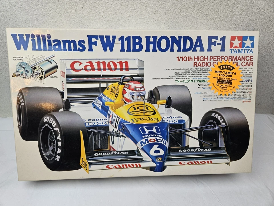 TAMIYA WILLIAMS FW-11B HONDA F1 ESCALA 1:10 RC COCHE ALTO RENDIMIENTO NUEVO 58069 Foto 2 de 4
