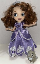 Disney Store Sofía The First 12” 2012 muñeca cantora “ANYTHING” canción probada funciona