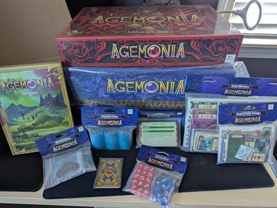 Agemonia Second Edition Board Game Kickstarter - ALL IN (NEW - Unopened)