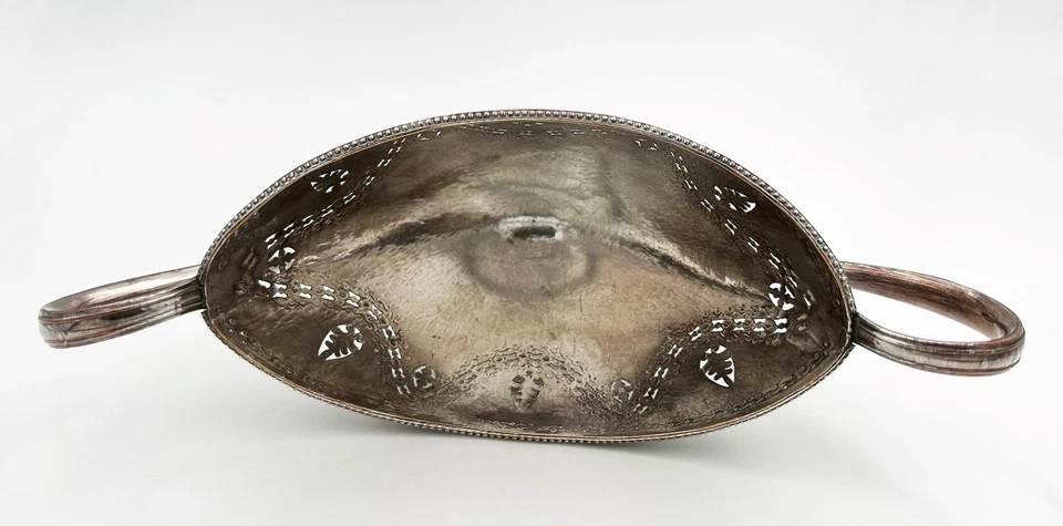 GEORGIAN PIERCED SUGAR BOWL OLD SHEFFIELD PLATE c1780 - image 3 of 4