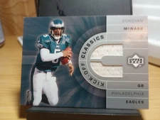 2002 Upper Deck DONOVAN McNABB #KO-DM Kick Off Classics JERSEY - NFL EAGLES
