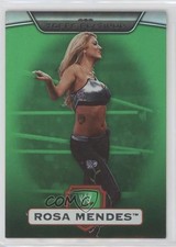 2010 Topps Platinum WWE Green 312/499 Rosa Mendes #16 7v7