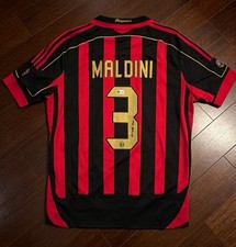 paolo maldini signed autographed AC Milan jersey Beckett BAS COA