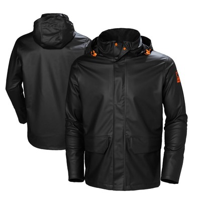 Workwear Gale Rain Jacket - PU-Coated Shell & Waterproof Windbreaker for Men ...