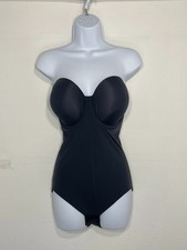 NWD Wacoal Women's 36DDD Red Carpet Strapless Shaping Bodybriefer 801219 Black