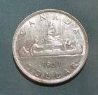 1951 Canada Silver Dollar — photo from another recent sale