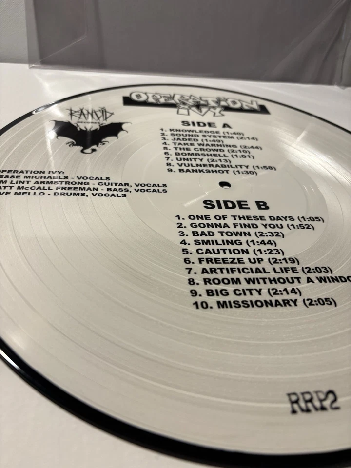 OPERATION IVY ENERGY picture disc LP VINYL RECORD rare punk rancid hellcat nofx - Image 3 of 3