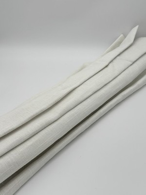 Pottery Barn Emery Linen Cordless Blackout Roman Shade - 34 x 64'' - Ivory