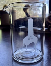 Maker’s Mark Bourbon Whiskey Cocktail Drink Mixing Glass Beaker **Brand New**