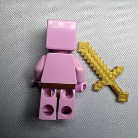 Zombie Pigman 21139 21122 21130 Gold Sword Minecraft LEGO&reg; Minifigure