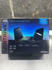 Netgear Nighthawk X8 Tri-Band 8-Stream AX6200 WiFi 6 Router RAX78-100NAS