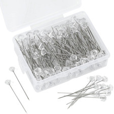 100 Pcs Corsage Bouquet Pins for Flowers, 2 Inch Floral Diamond Pins for Bouquet