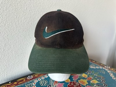 メンズウェア 90s Nike Logo Cap Vintage 90s Nike Swoosh Logo Skate Flip Up Brim SnapBack Hat Cap