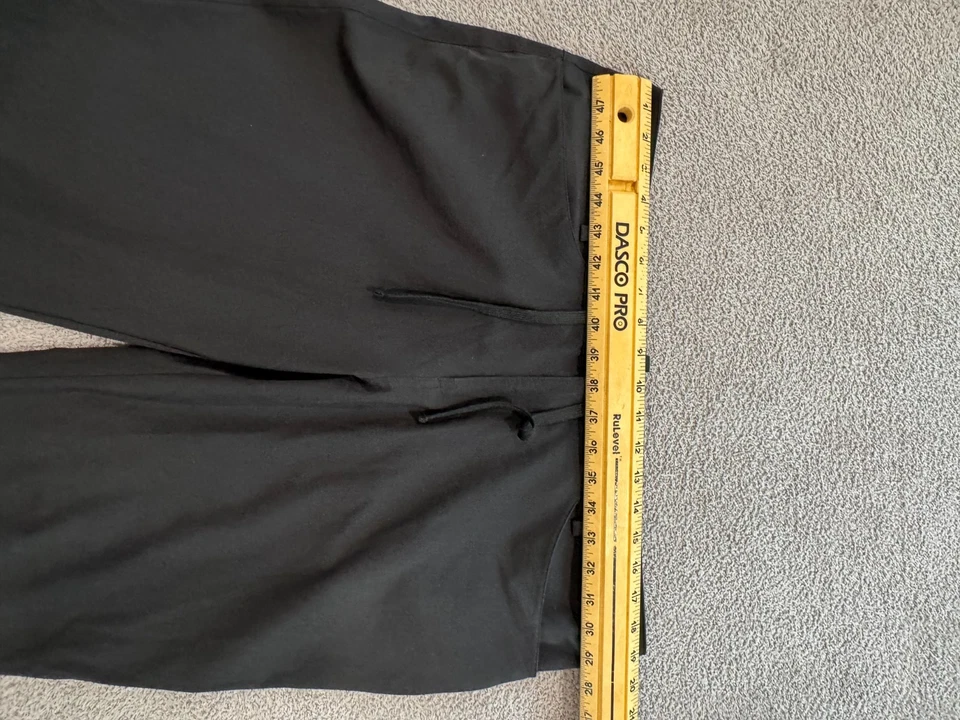 Magellan Outdoors Men's Water Repellent Black Pants Size XL Drawstring Waist 2 - Image 4 of 4