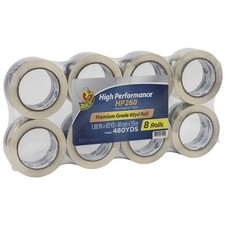 Clear Acrylic Packing Tape 1.88 Inch x 60 Yards 8 Rolls Total 480 Yards Strong