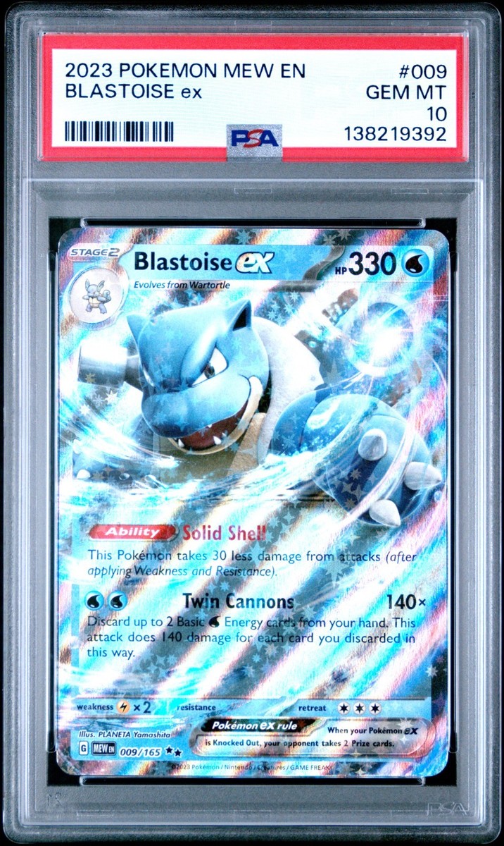 2023 Pokemon 151 Blastoise ex 009 PSA 10 | eBay
