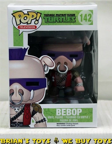 Funko Pop! Television Teenage Mutant Ninja Turtles Bebop #142 Vinyl Figure NR