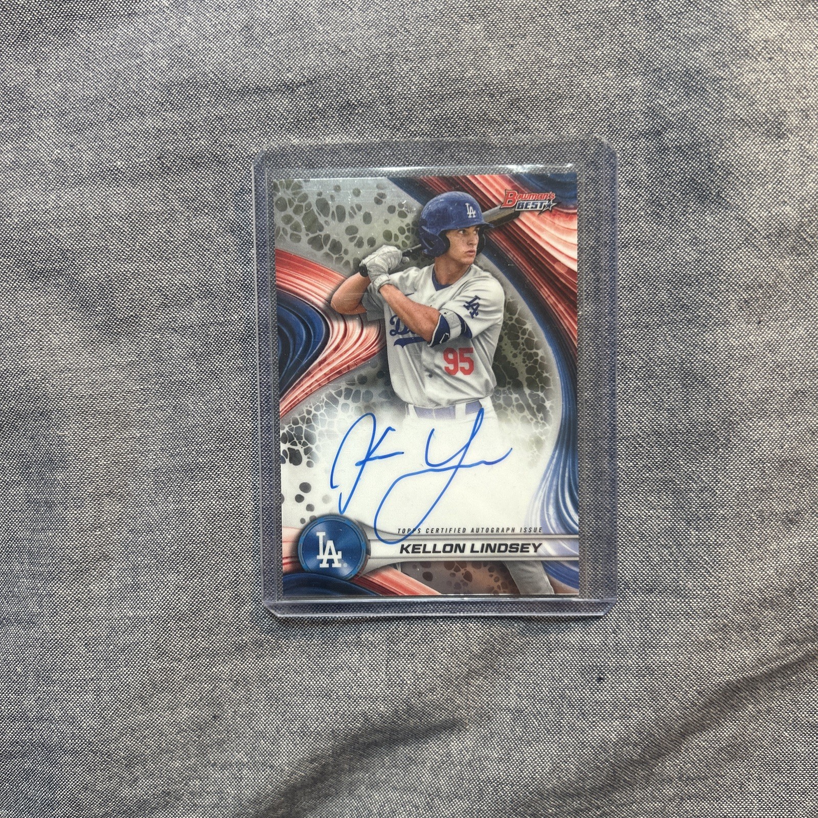 2024 Bowman's Best - Best of 2024 Autographs Kellon Lindsey #B24-KL (AU, RC)