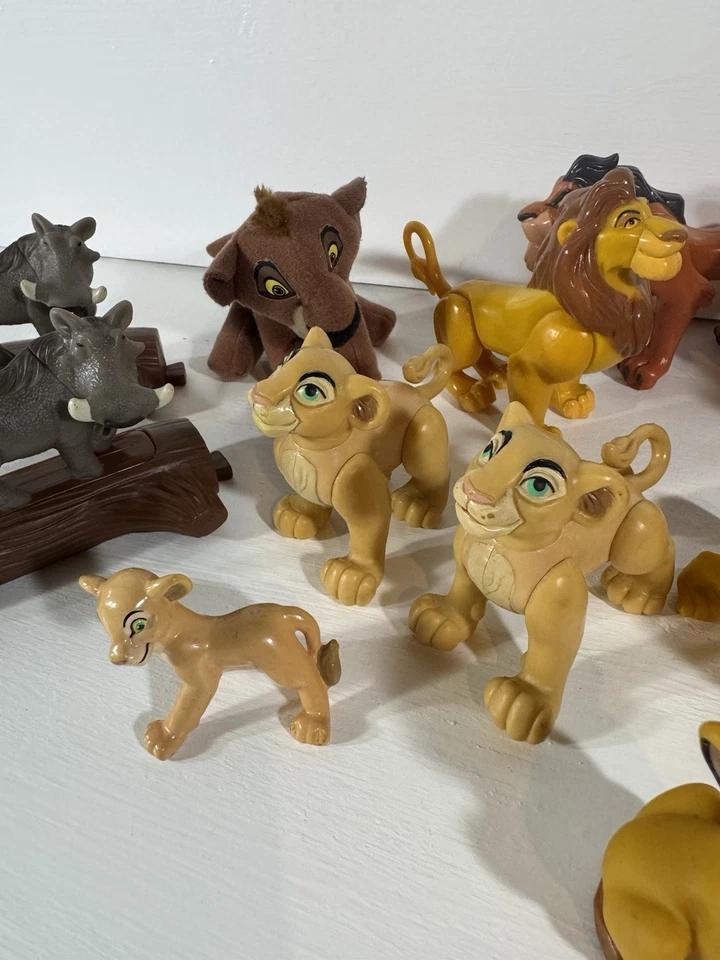 Винтажный Disney Король Лев фигурки McDonalds Burger King игрушки смешанный лот из 16 - Изображение 2 из 4