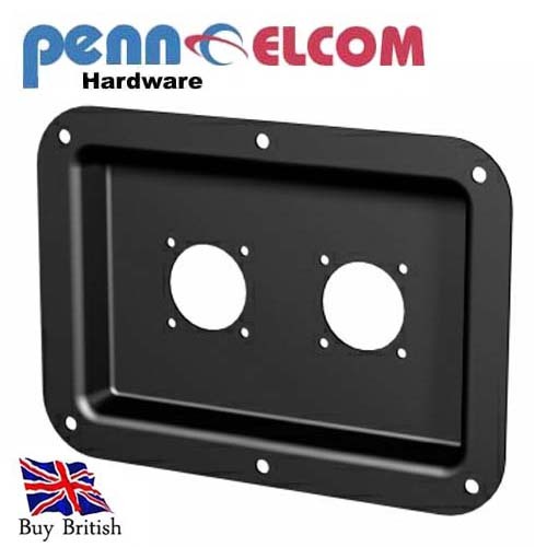 Penn Large Twin Speakon Connector Dish for Speaker Cabs eBay