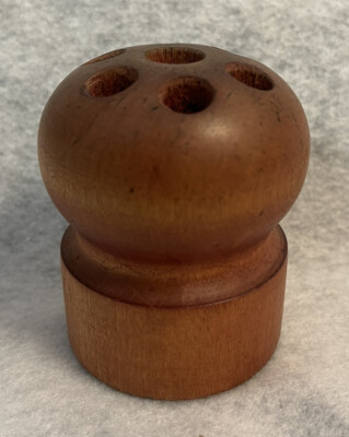 Aarikka Finland Wooden Pen / Pencil Holder  Desk Accessory Mid Century Modern 
