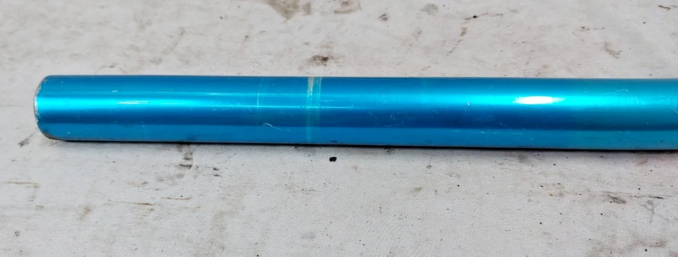 Manillar GT Karakorum MTB Anodizado Azul Barra Plana 56 cm Híbrido Retro ¡Envío a EE. UU.! Foto 2 de 4