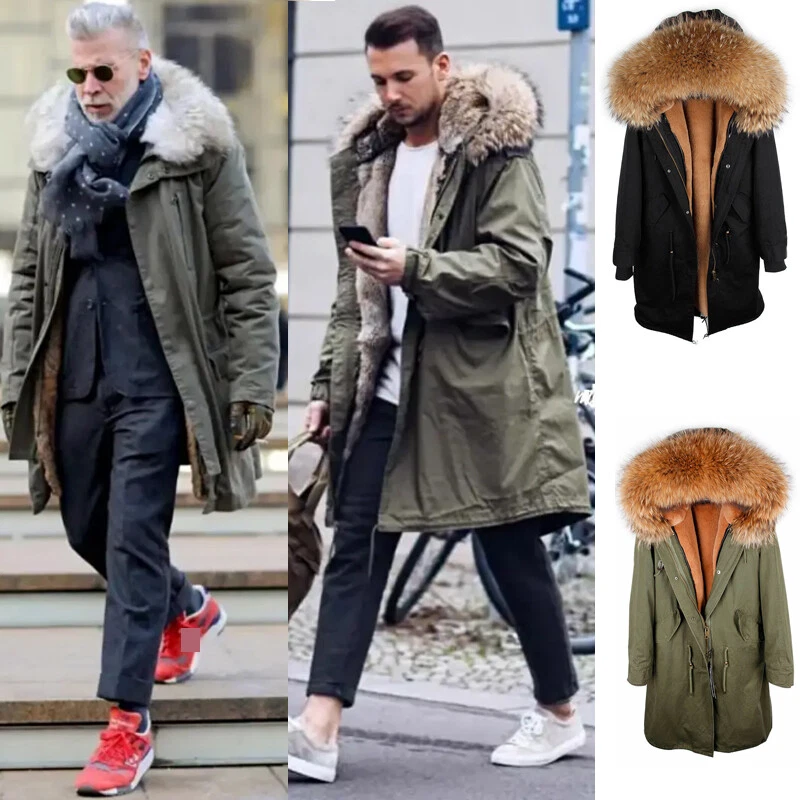 Fox fur cheap parka mens