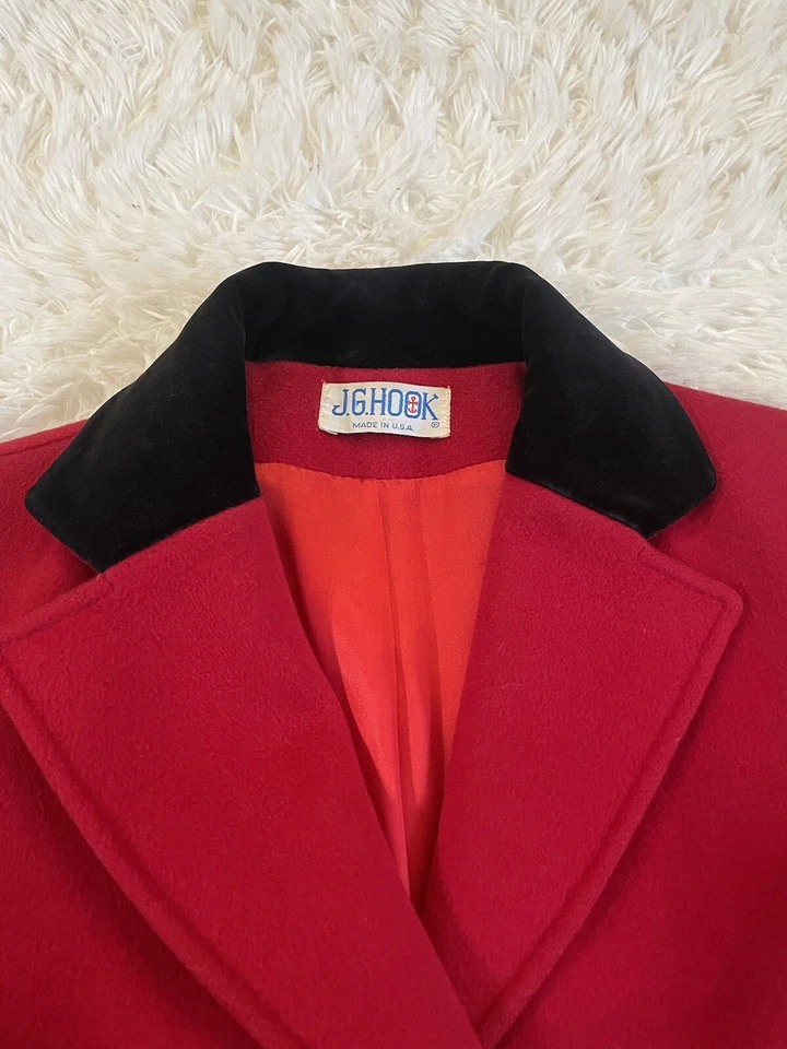 Abrigo 100% lana gancho JG años 70 Foto 3 de 4