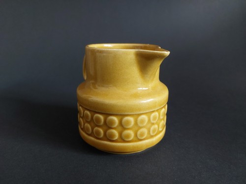 Melitta Kopenhagen 2579 Sahnekännchen, Milchkännchen - Dekor Relief Punkte Gelb - Bild 7 von 10