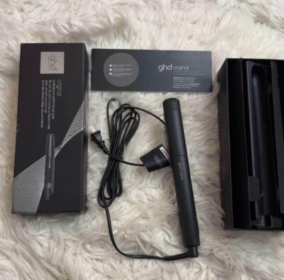 GHD ORIGINAL Professional Performance 1'' Styler BLACK Flat Iron New Open Box
