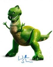 WALLACE SHAWN SIGNED 8X10 PHOTO AUTHENTIC AUTOGRAPH TOY STORY T-REX COA B
