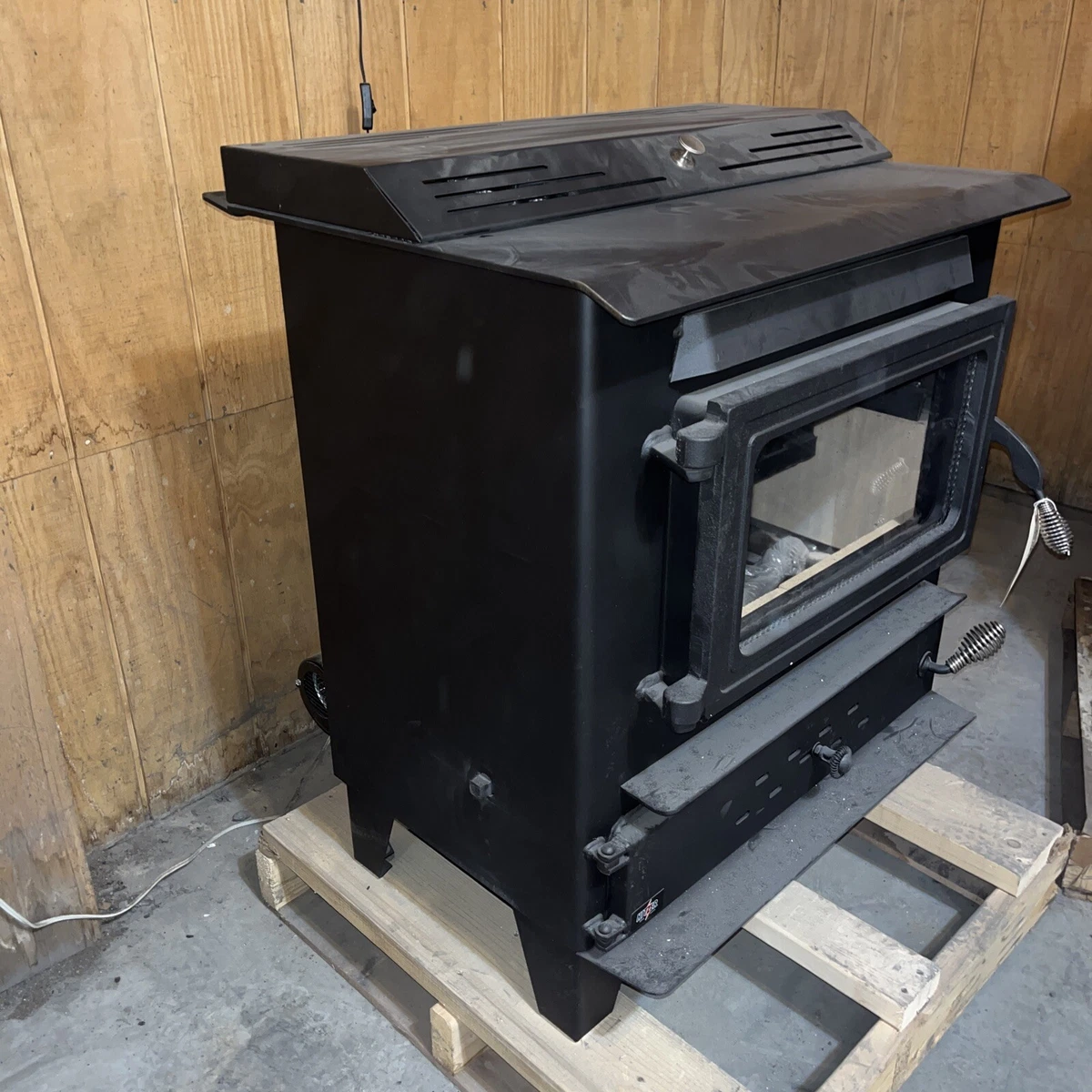 Hitzer 50-93 ez flo hopper feed coal stove w/Blower NEW free shipping! |  eBay