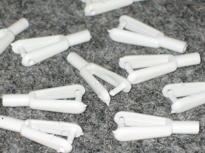 20mm Gabelkopf Kunststoff weiss für M2 Gewinde KAVAN 0125/10 VE=10 Stück 